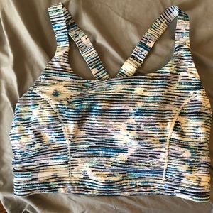 Strappy lululemon sports bra